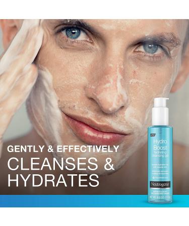 Neutrogena Hydro Boost Hydrating Facial Cleansing Gel - Pack of 3 | Hyaluronic Acid Face Wash | Gentle & Non Comedogenic - Buy Online on GoSupps.com