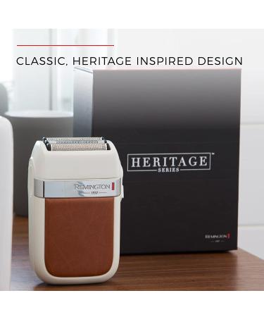 Remington Heritage Series Foil Shaver - Brown | Precision Shaving & Classic Design - Buy Online on GoSupps.com