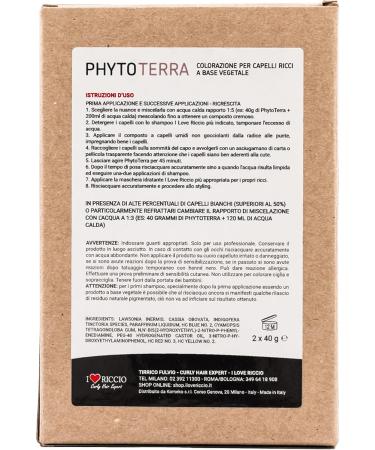 I LOVE RICCIO I Love Hedgehog PhytoTerra Plantbased curl dye natural hair color strengthens curly hair stimulates and strengthens flexibility nuance blond gold 80 g - Buy Online on GoSupps.com