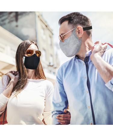 Case-Mate Safe+Mate Cloth Face Mask 3 Pack - Washable & Reusable - Adult S/M - Includes Filter - Black/Navy/Gray - Buy Online on GoSupps.com