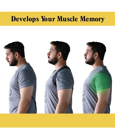 Posture Corrector Back Braces for Men & Women | Adjustable Breathable Spine Support & Pain Relief - Buy Online on GoSupps.com