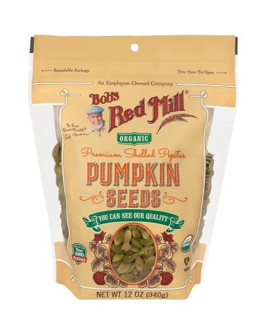 Bob's Red Mill Pumpkin Seeds 12oz (Pack of 6) - Premium Quality Snack Seeds - Buy Online on GoSupps.com