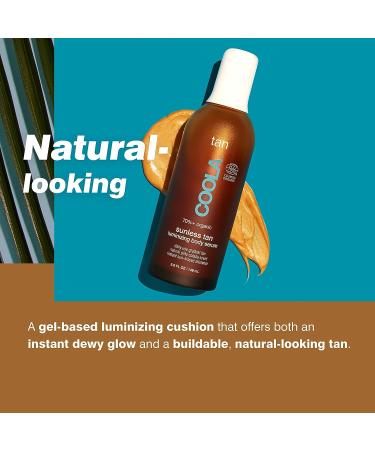 Coola Organic Sunless Self Tanner Body Serum - Anti-Aging Vegan Skincare, Pi a Colada, 5 Fl Oz - Buy Online on GoSupps.com