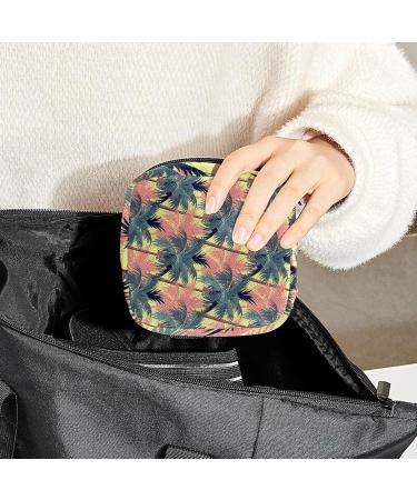 Buy Women's Bonds Storage Pockets Stillpad Halter Bag Tropical Palm Coconut Tree Pattern | Portable Period Kit for Women & Girls - Buy Online on GoSupps.com