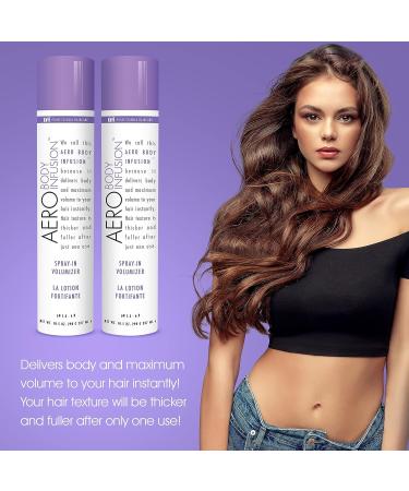 TRIDESIGN Tri Aero Body Infusion Volume Spray - Volumizing Hairspray for Fine Hair - 2 Pack 10.5oz Bottles - Buy Online on GoSupps.com
