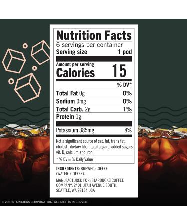 Starbucks Cold Brew Coffee Pods | Signature Black | 36 Single-Serve Concentrate Capsules | Pack of 6 - Buy Online on GoSupps.com