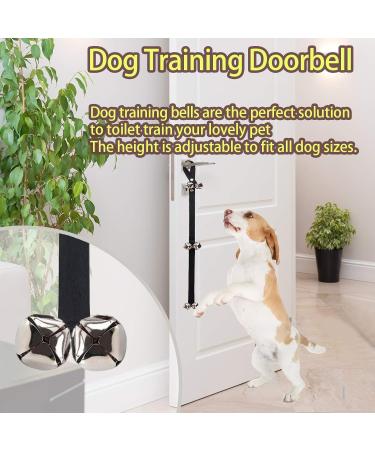SSRIVER Puppy Training Kit 6 Pcs Adjustable Puppy Doorbells for Dogs Training Bag Whistle to Control Stop Barking Dog Bowl and Poop Bag Pet Trainer Dog Training Set Clicker Grey - Buy Online on GoSupps.com