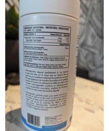 Nova Pharma Zen Ashwagandha Gummies 100% Vegan Increase Energy and Resistance to Stress - Soft and Chewable Gummies Promotes Sleep Non-GMO Ashwagandha Supplement - 60 Gummies - Buy Online on GoSupps.com