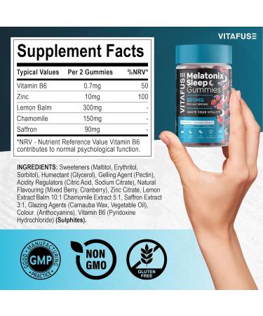 Melatonix Sleep Gummies for Adults - Natural Sleep Aid Supplement - Buy Online on GoSupps.com