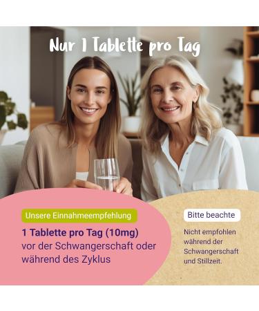 Organic Monk Pepper 10mg - High Dose Agnus Castus for Women | Small & Easy to Swallow | 120 Mini Tablets | Pregnivital  - Buy Online on GoSupps.com