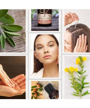 Organic Rosehip Oil with Immortelle Essential Oil for Face Body Nail and Hair Care 30 ml - Buy Online on GoSupps.com