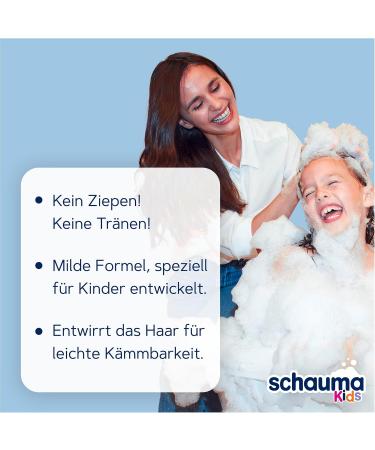  Schauma Schauma Schwarzkopf Blueberry Shampoo & Wash Gel for Kids (1 x 250ml) Detangles Hair for Easier Detangling with a Mild Fresh Scent - Buy Online on GoSupps.com