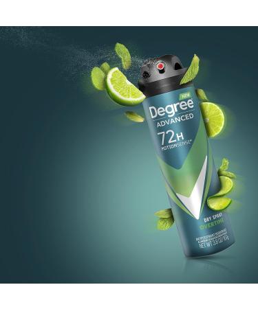 Degree Men Antiperspirant Dry Spray Overtime - MotionSense Technology - 3.8 oz | International Shipping Available - Buy Online on GoSupps.com