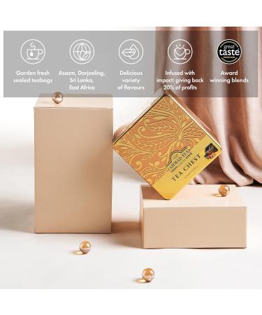 Ahmad Tea Tea Chest Four Caddy - 40 Enveloped Tea Bags - 40 Count - Buy Online on GoSupps.com