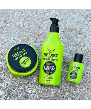  Redist Redist Keratin Hair Care Shampoo 500ml - Keratin hair shampoo - Intensive repair shampoo - Moisturizes - For brittle and dry hair - Intensive care - Anti-frizz - Buy Online on GoSupps.com