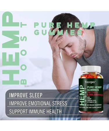 Natural Gummy with Omega 3 6 9 Emotional Balance Support Improve Brain Health60ct - Buy Online on GoSupps.com