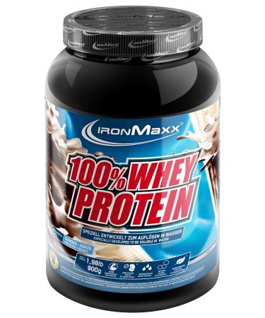 Ironmaxx 100% whey protein powder - chocolate coconut 900g can |Suck -reduced water -soluble protein powder from whey protein |many different flavors - Buy Online on GoSupps.com