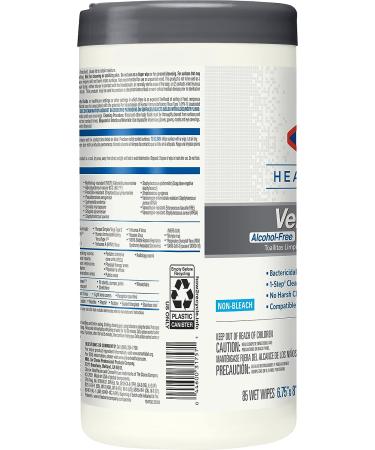 CloroxPro Healthcare Versasure Cleaner Disinfectant Wipes - Alcohol-Free, Healthcare & Industrial Cleaning - 85 Count Canister - Buy Online on GoSupps.com