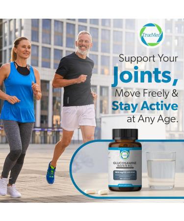 Glucosamine Sulfate KCL with Chondroitin & MSM - Joint Supplements for Women and Men - Glucosamine Chondroitin MSM Supplement - Supports Joint Health Flexibility & Mobility Made in USA 100 Capsules - Buy Online on GoSupps.com