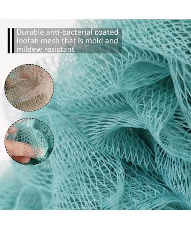 Long Handle Back Scrubber Loofah Brush for Shower | Bath Brush for Women Men | Exfoliating Body Scrubber for Skin Care - Buy Online on GoSupps.com