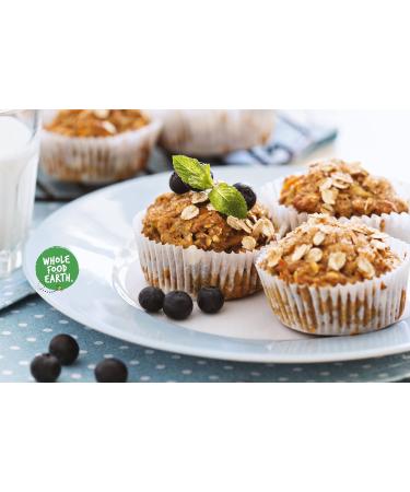 Wholefood Earth Organic Jumbo Oats 1kg - Vegan, GMO Free, High Fibre | Certified Organic - Buy Online on GoSupps.com