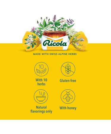 Ricola Honey Lemon Echinacea Cough Drops 19 Count Bag - Buy Online on GoSupps.com