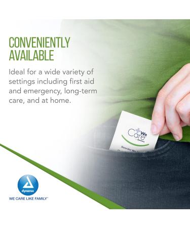 Dynarex Bacitracin Topical Ointment USP - First Response Wound Care Supplies for Minor Cuts Scrapes & Burns - Helps Keep Wounds Clean - 1 Box of 144-0.9g Packets - Buy Online on GoSupps.com