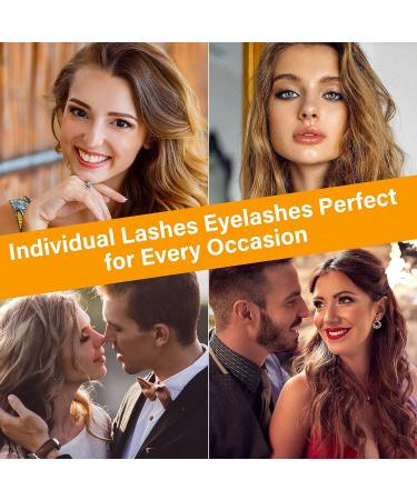 Qinzave DIY Individual Lash Extensions C Curl Mix 8-16mm - Complete Kit for Soft, Comfortable Lash Cluster Extensions at Home - Buy Online on GoSupps.com