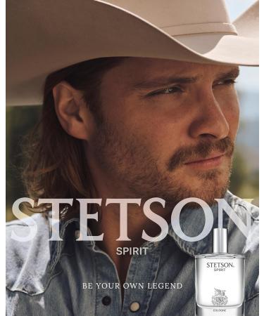 Stetson Spirit - Cologne Spray for Men - Woody Earthy and Casual Aroma with Fragrance Notes of Mandarin Leaf Clary Sage and Warm Amber- 1.7 Fl Oz - Buy Online on GoSupps.com