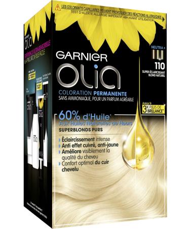 Garnier - Olia - ammonia-free coloration Blonde - D+++ Maxi coloration - Pack of 2 Blond Naturel Lot de 2 pieces (1 pack)