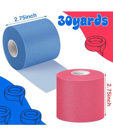 Foam Underwrap Athletic Tape 2.75 x 30 Yards - 5 Rolls, Sports Prewrap for Ankles, Wrists, Hands, Knees - 5 Novel Colors - Buy Online on GoSupps.com