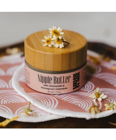 Organic Nipple Butter & Nursing Pads Combo | Soothing Nipple Balm for Dry Cracked Nipples | Skin to Skin Breastfeeding Essentials - Buy Online on GoSupps.com