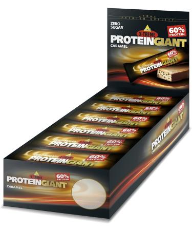 Inkospor X-Treme Protein Giant Bar Caramel Flavor 24x65g | High-Protein Snack for Energy & Recovery - International Shipping Available - Buy Online on GoSupps.com