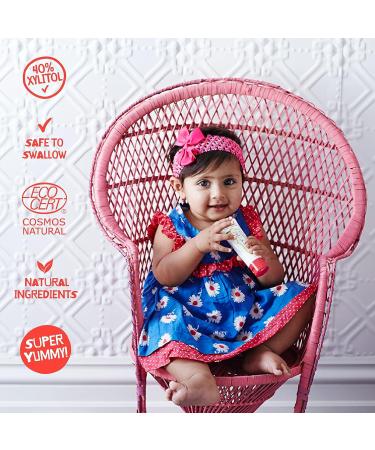 Jack N Jill Kids Natural Toothpaste - Fluoride-Free Organic Banana & Blueberry Flavor - BPA & SLS Free - 1.76 oz (Pack of 2) - Buy Online on GoSupps.com