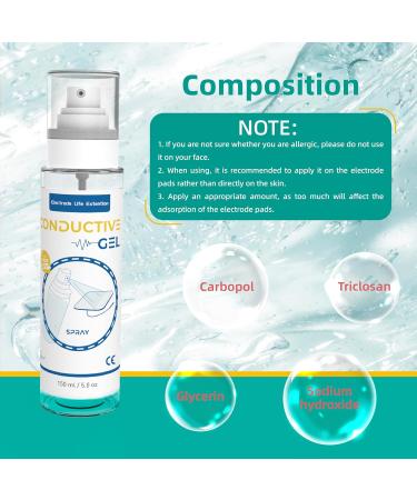 Conductive Gel for TENS Unit Pads - Adhesive Gel for Electrode Lifespan | Muscle Stimulator 150 ML - Buy Online on GoSupps.com