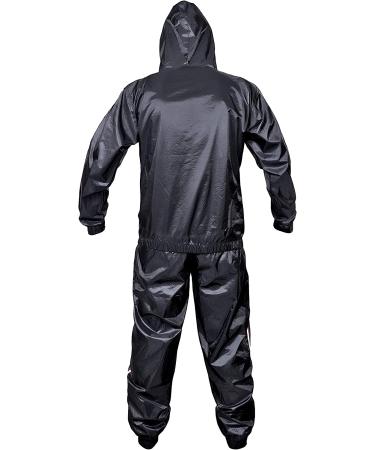 DEFY Heavy Duty Sweat Sauna Suit with Hood X-Large - Anti-Rip for Fitness Workout - Buy Online on GoSupps.com