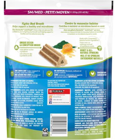 DentaLife ActivFresh Dog Treats for Small/Medium Breed Dogs - 439 g Pouch (1 Pack) 439 g (Pack of 1) - Buy Online on GoSupps.com