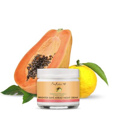 SheaMoisture Papaya & Vitamin C Night Cream 2 oz - Skin Brightening Moisturizer - Buy Online on GoSupps.com