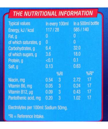 Lucozade Sport Raspberry 4 x 500ml: Hydration and Energy Boost - Buy Online on GoSupps.com