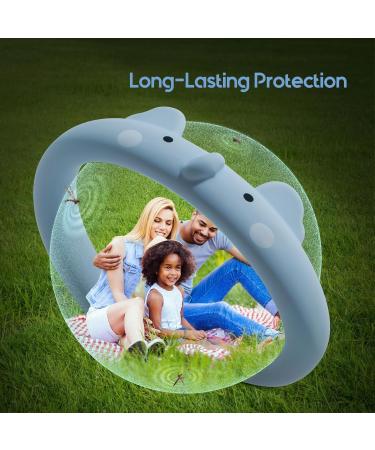 Mosquito Repellent Bracelets for Kids & Toddlers | Reusable DEET-Free & Waterproof Insect Bands | Outdoor Camping Essentials (Blue - Buy Online on GoSupps.com
