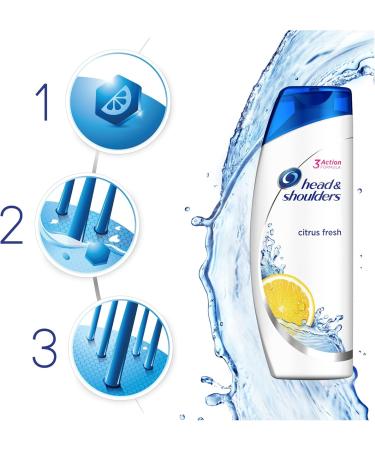 Head & Shoulders Citrus Fresh Anti-Dandruff Shampoo 500 ml - Buy Online on GoSupps.com