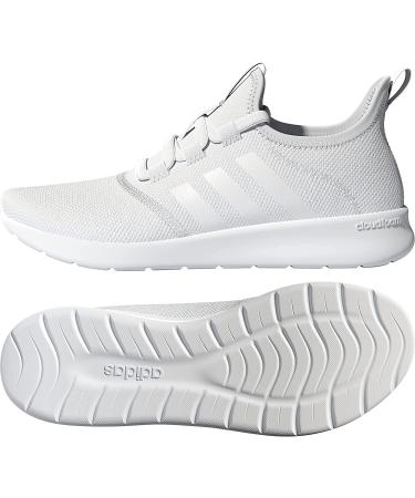 adidas Women's Cloudfoam Pure-2.0 Running Shoe 8 - White/Grey | Lightweight Comfort - Buy Online on GoSupps.com