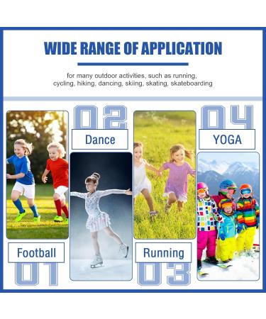 Buy 2 Pairs Kids Adjustable Ankle Brace Set - Compression Sleeve Support for Sprains & Injury Prevention - Buy Online on GoSupps.com