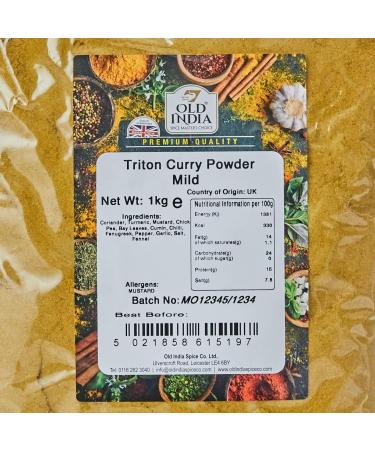 Old India Triton Curry Powder Mild 1kg 1 kg - Buy Online on GoSupps.com