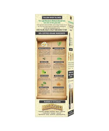 Indus Valley 100% Botanical Hair Color Set of 2 - Golden Wheat Blonde | Natural Vegan International Shipping - Buy Online on GoSupps.com
