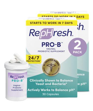 Rephresh Pro-B Probiotic Supplement for Women 30 Oral Capsules (Pack of 2)