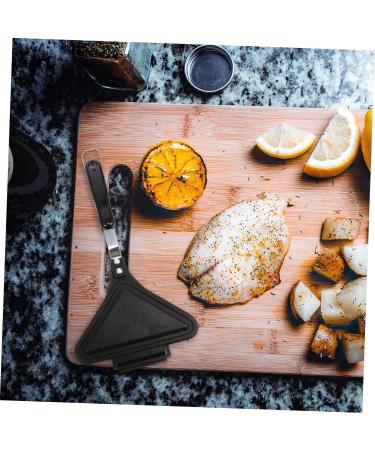 Zerodeko 2 Pcs Sandwich Pan Sandwich Mold Stovetop Griddle Mini Saucepan Grilling Pan Stovetop Mini Grill Nonstick Frying Pan Press Pan Frying Pot Aluminum Frying Pan Aluminum Alloy Bread 35X18X4CMx2pcs Blackx2pcs - Buy Online on GoSupps.com