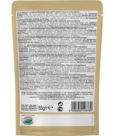 Schesir Cat Soup Pumpkin Chicken Cat Soup 20 Sachets x 85 g - Buy Online on GoSupps.com