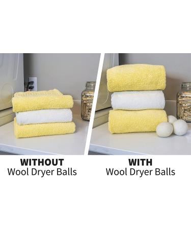 S&T INC. XL New Zealand Wool Dryer Balls - Natural White (6 Pack) - Buy Online on GoSupps.com