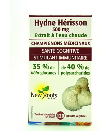 New Roots Lion's Mane Medicinal Mushrooms. 120 caps - Buy Online on GoSupps.com